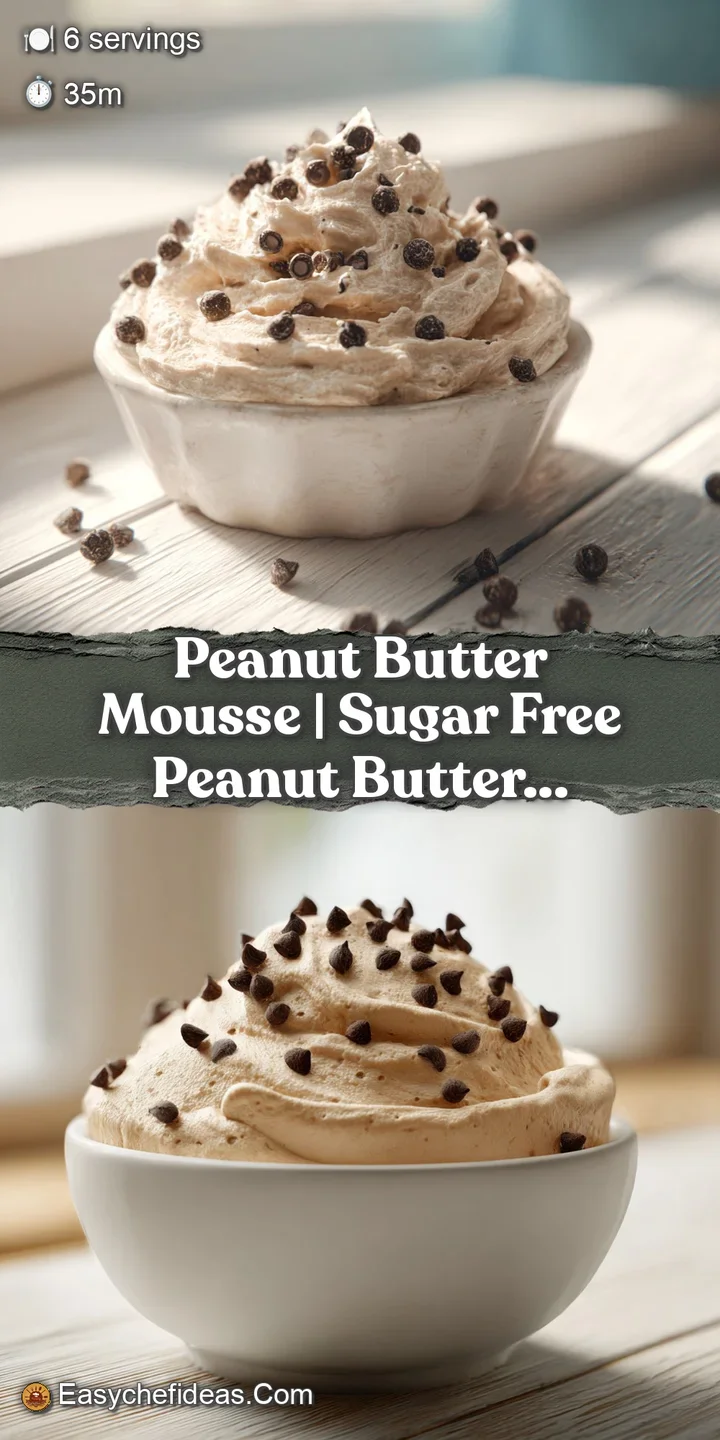 Macro shot of velvety tan cream with a soft peak and a sprinkle of salty, golden chopped peanuts on top.