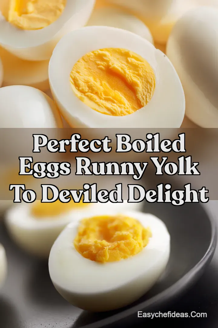 Perfect Boiled Eggs Runny Yolk to Deviled Delight