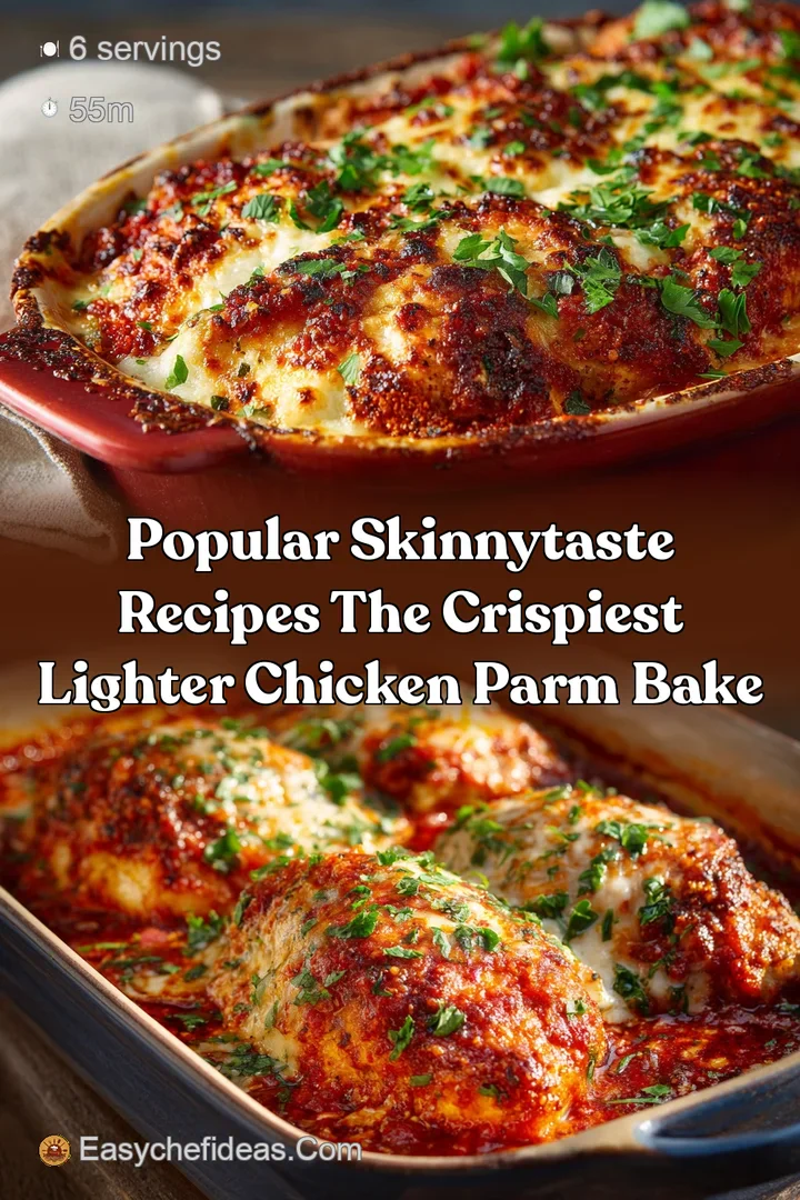 Popular Skinnytaste Recipes The Crispiest Lighter Chicken Parm Bake