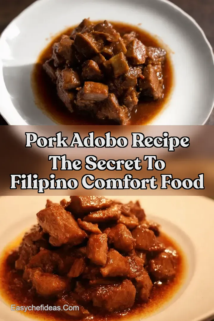 Pork Adobo Recipe The Secret to Filipino Comfort Food