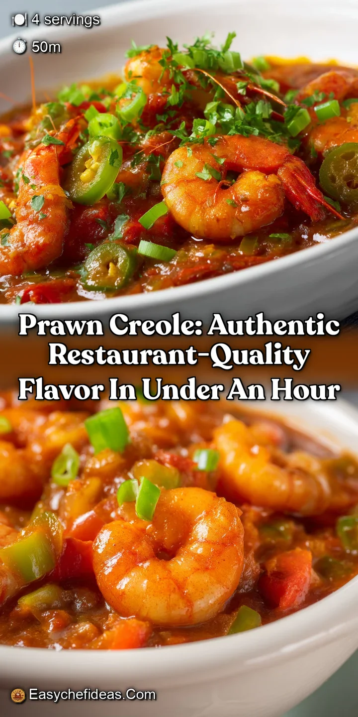 Prawn Creole: Authentic Restaurant-Quality Flavor in Under an Hour