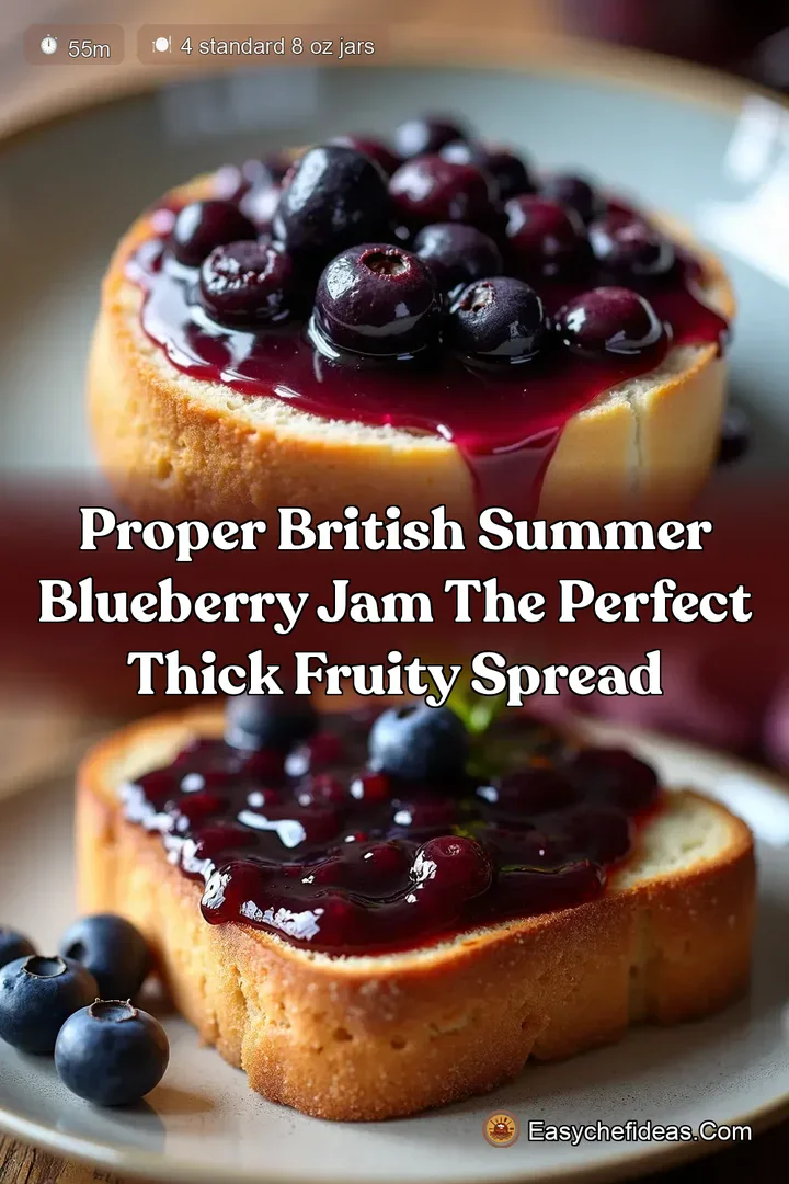 Proper British Summer Blueberry Jam The Perfect Thick Fruity Spread