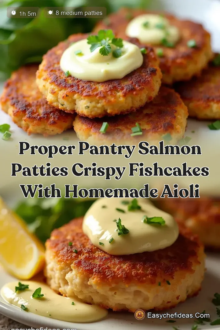 Proper Pantry Salmon Patties Crispy Fishcakes with Homemade Aioli