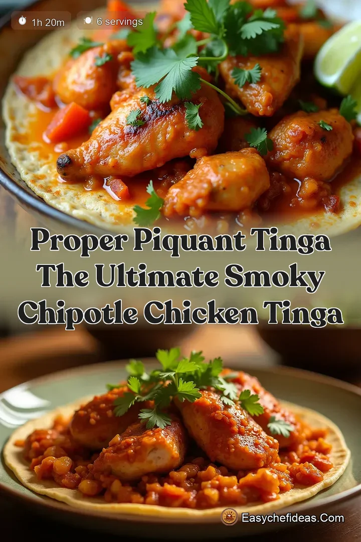 Proper Piquant Tinga The Ultimate Smoky Chipotle Chicken Tinga
