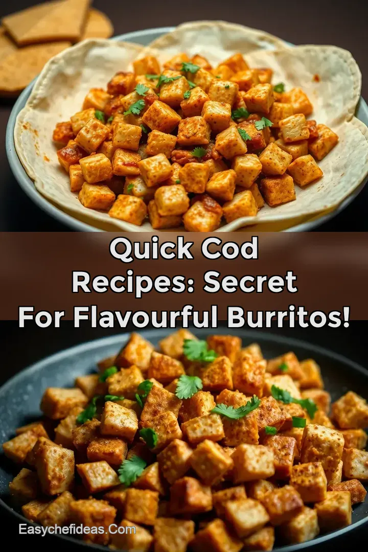 Quick Cod Recipes: Secret For Flavourful Burritos!