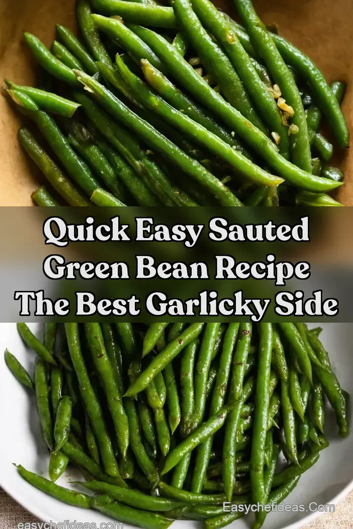 Quick Easy Sauted Green Bean Recipe The Best Garlicky Side