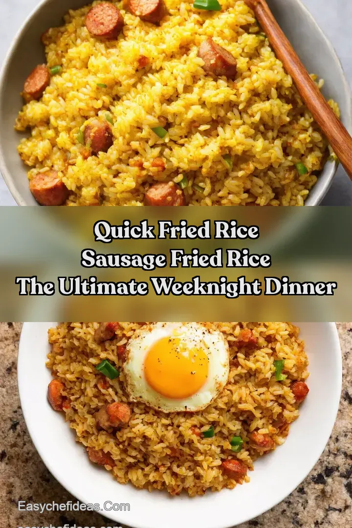 Quick Fried Rice Sausage Fried Rice The Ultimate Weeknight Dinner