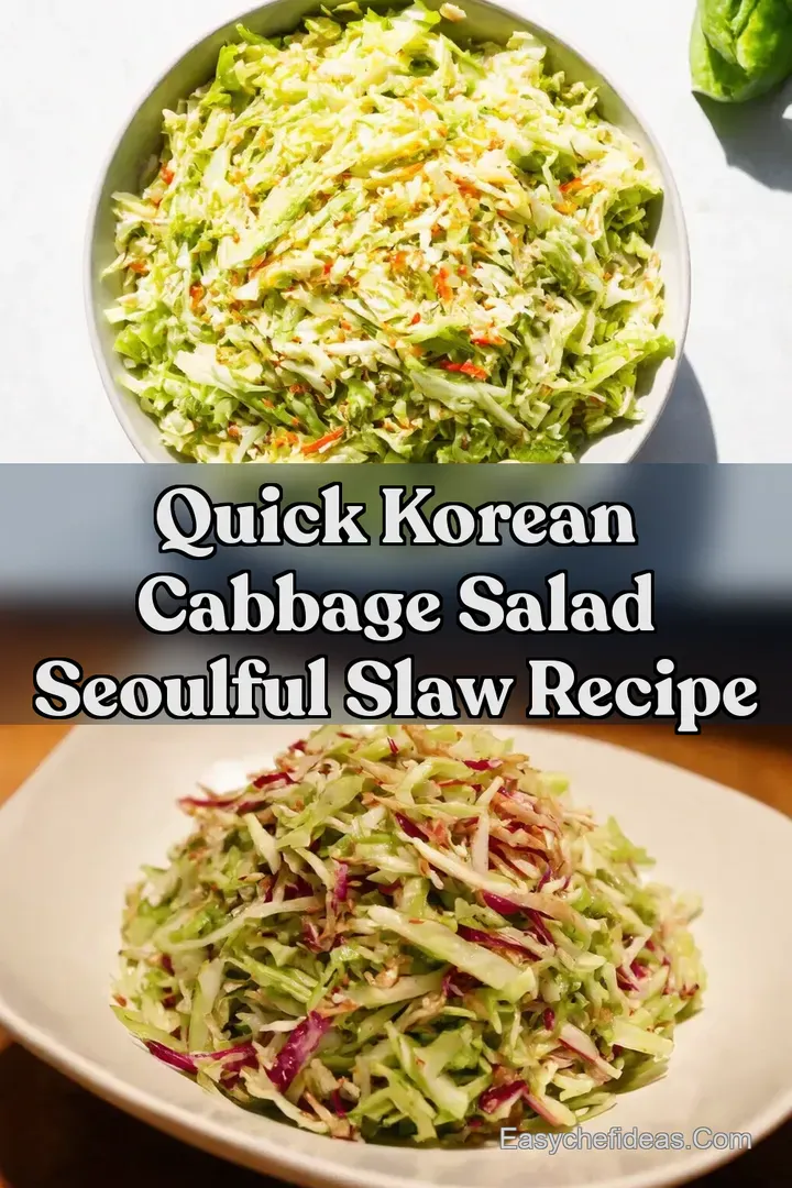 Quick Korean Cabbage Salad Seoulful Slaw Recipe