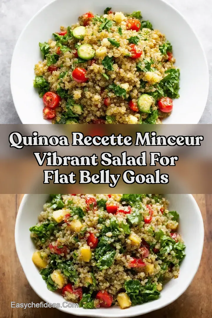 Quinoa Recette Minceur Vibrant Salad for Flat Belly Goals