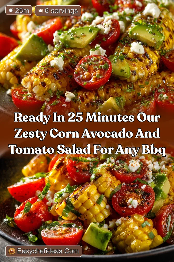 Ready in 25 Minutes Our Zesty Corn Avocado and Tomato Salad for Any BBQ