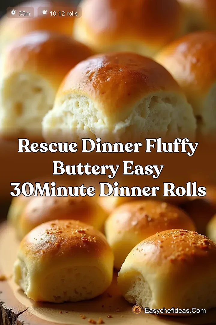 Rescue Dinner Fluffy Buttery Easy 30Minute Dinner Rolls