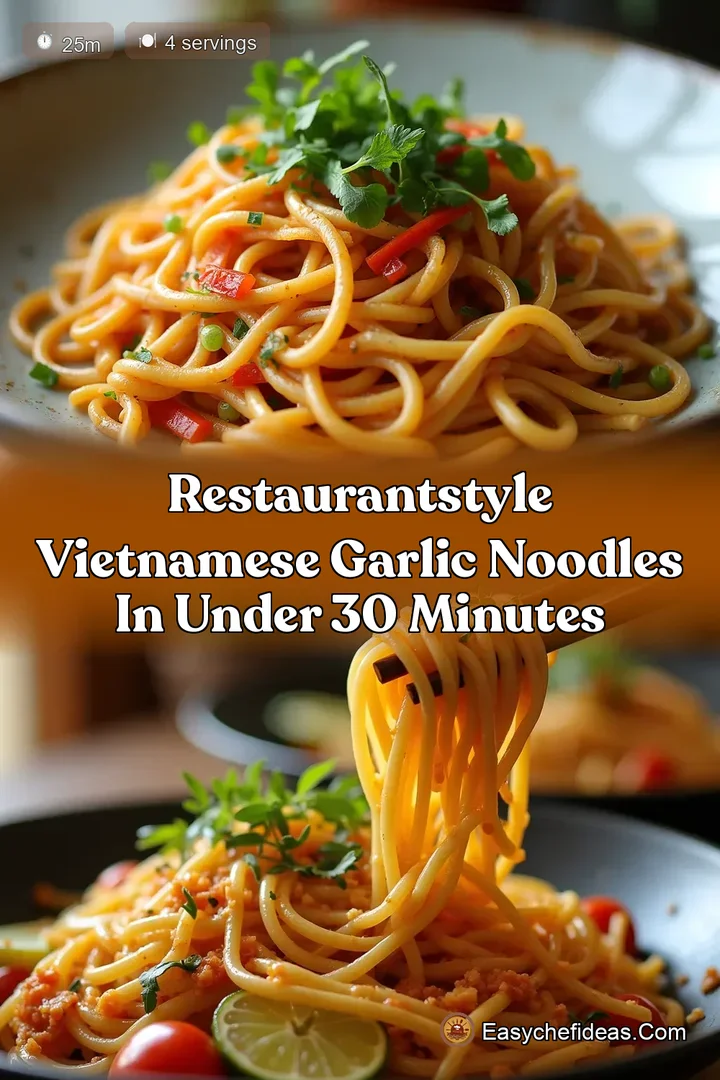 RestaurantStyle Vietnamese Garlic Noodles in Under 30 Minutes