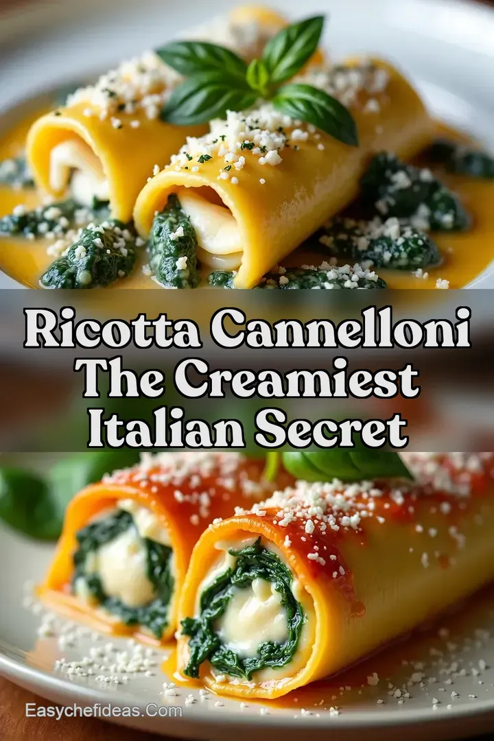 Ricotta Cannelloni The Creamiest Italian Secret