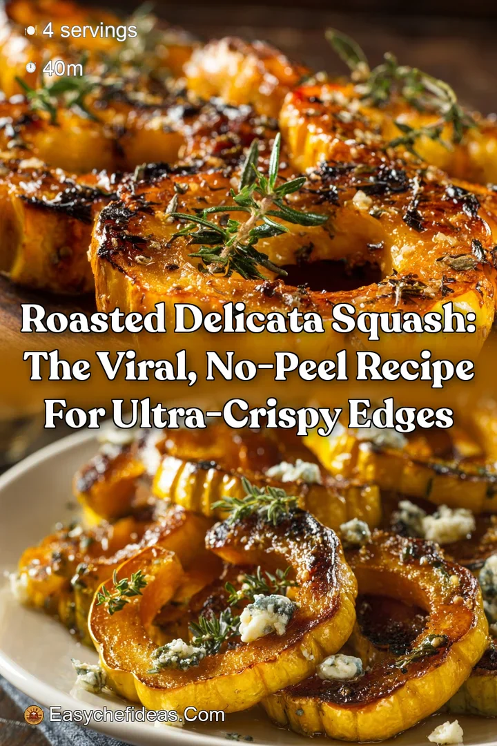 Roasted Delicata Squash: The Viral No-Peel Recipe for Ultra-Crispy Edges