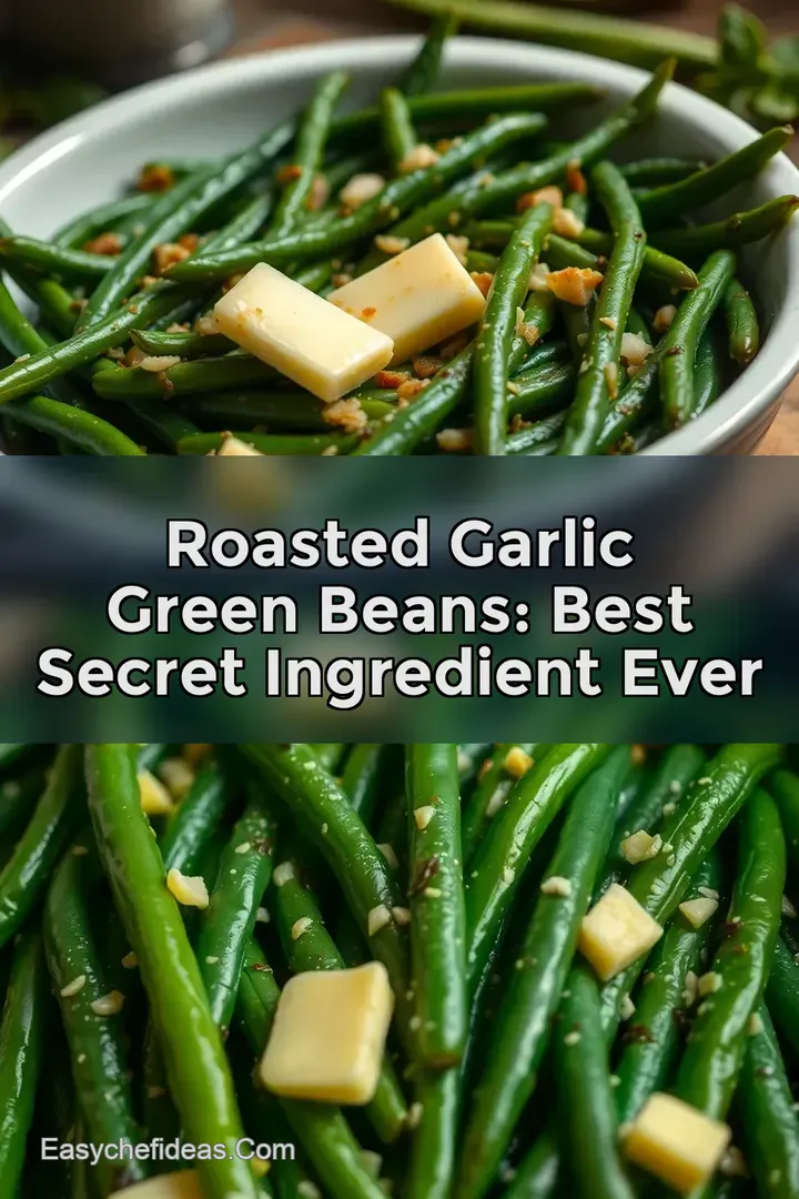 Roasted Garlic Green Beans: Best Secret Ingredient Ever