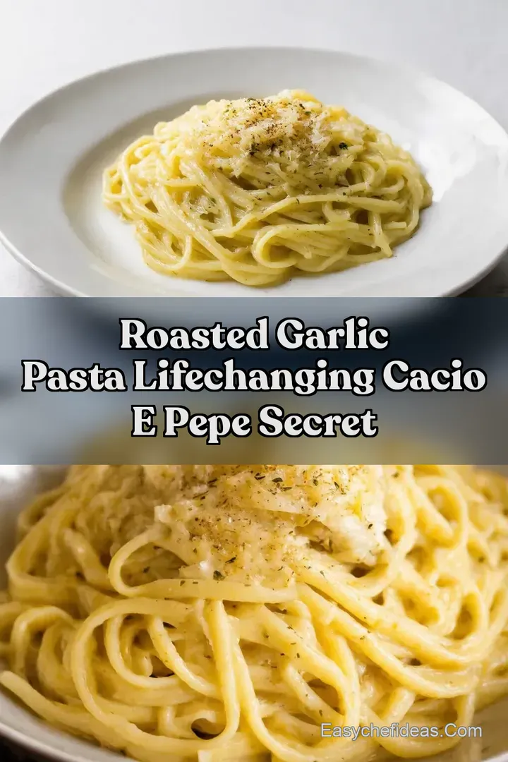 Roasted Garlic Pasta LifeChanging Cacio e Pepe Secret