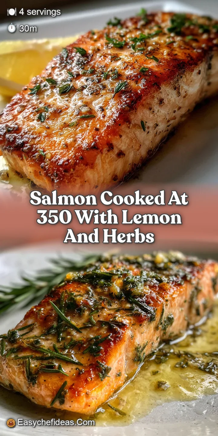 Close-up reveals moist, tender salmon infused with herbs. Golden-brown crust contrasts with the pale pink flesh. Irresisti...