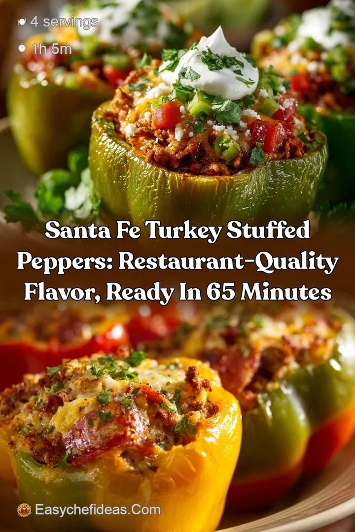 Santa Fe Turkey Stuffed Peppers: Restaurant-Quality Flavor Ready in 65 Minutes