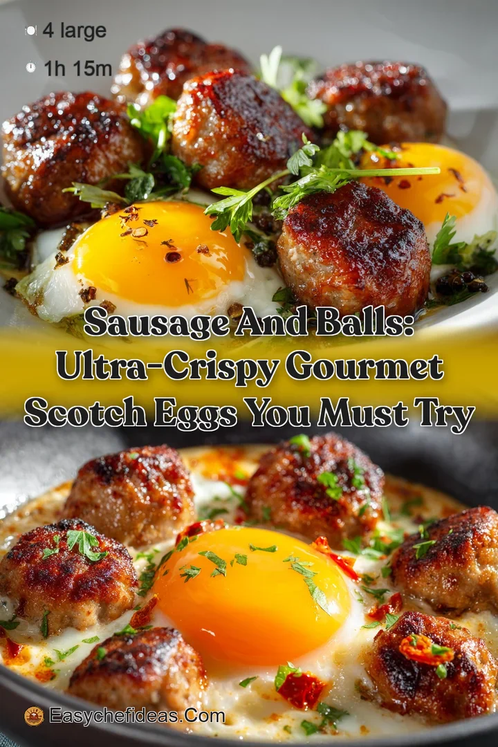 Sausage and Balls: Ultra-Crispy Gourmet Scotch Eggs You Must Try