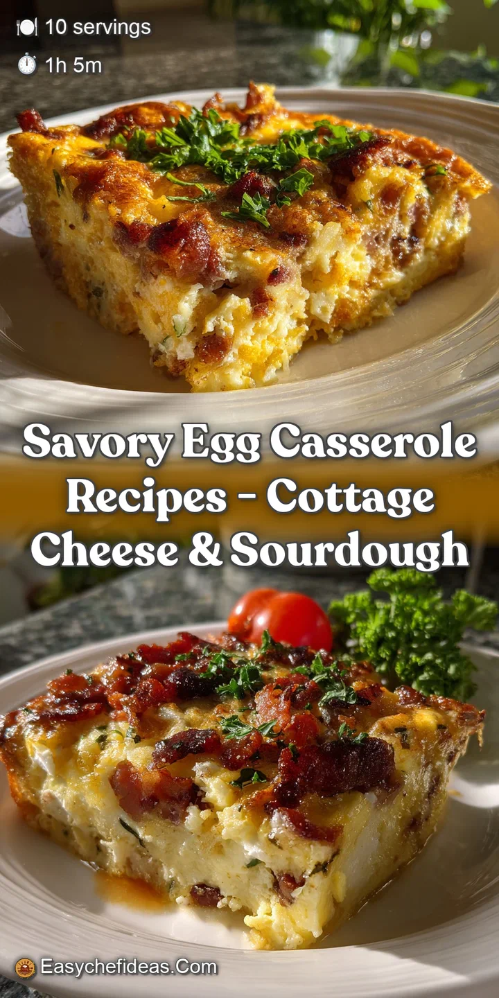 Close-up of a steaming, cheesy casserole slice, with a golden, crisp crust, revealing a creamy, airy interior texture.