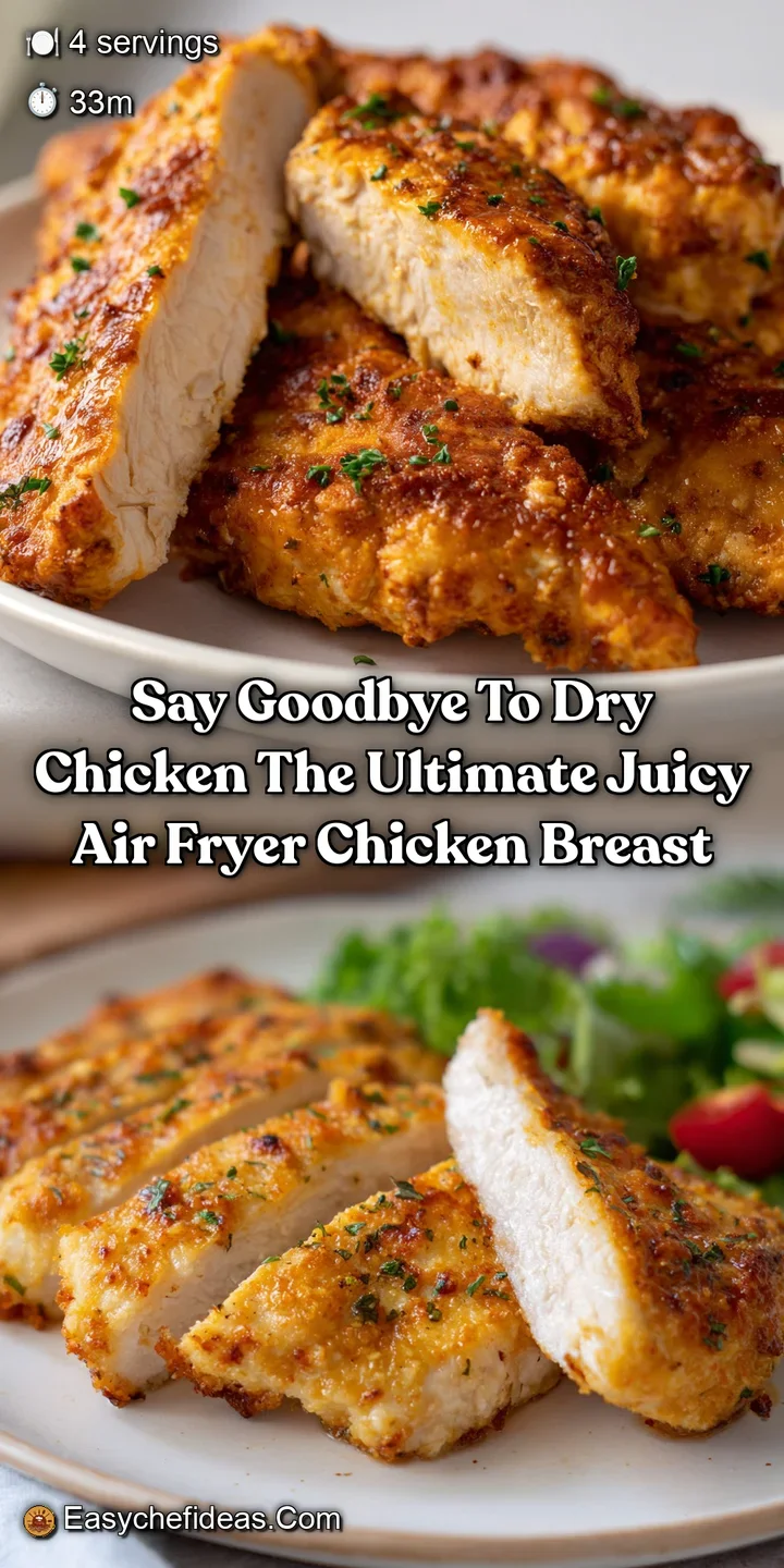 Say Goodbye to Dry Chicken The Ultimate Juicy Air Fryer Chicken Breast