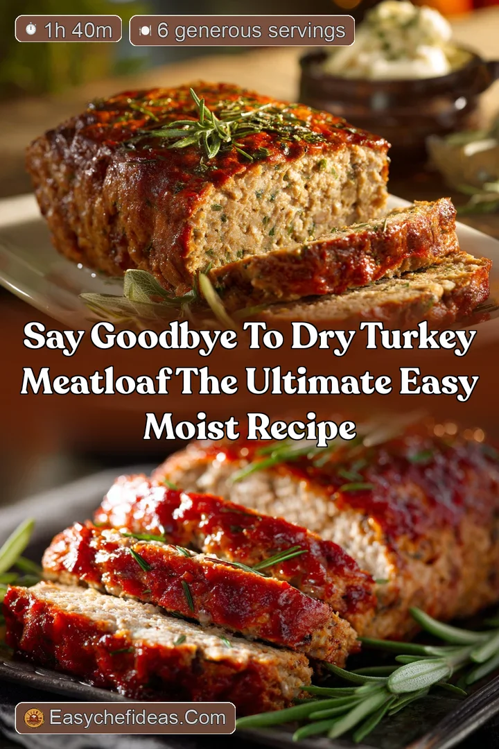 Say Goodbye to Dry Turkey Meatloaf The Ultimate Easy Moist Recipe
