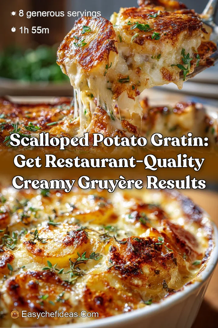 Scalloped Potato Gratin: Get Restaurant-Quality Creamy Gruy&egrave;re Results