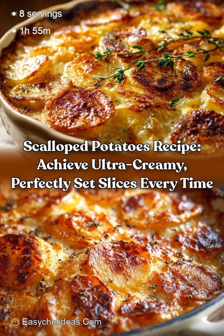 Scalloped Potatoes Recipe: Achieve Ultra-Creamy Perfectly Set Slices Every Time