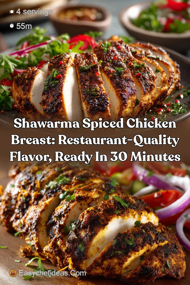 Shawarma Spiced Chicken Breast: Restaurant-Quality Flavor Ready in 30 Minutes
