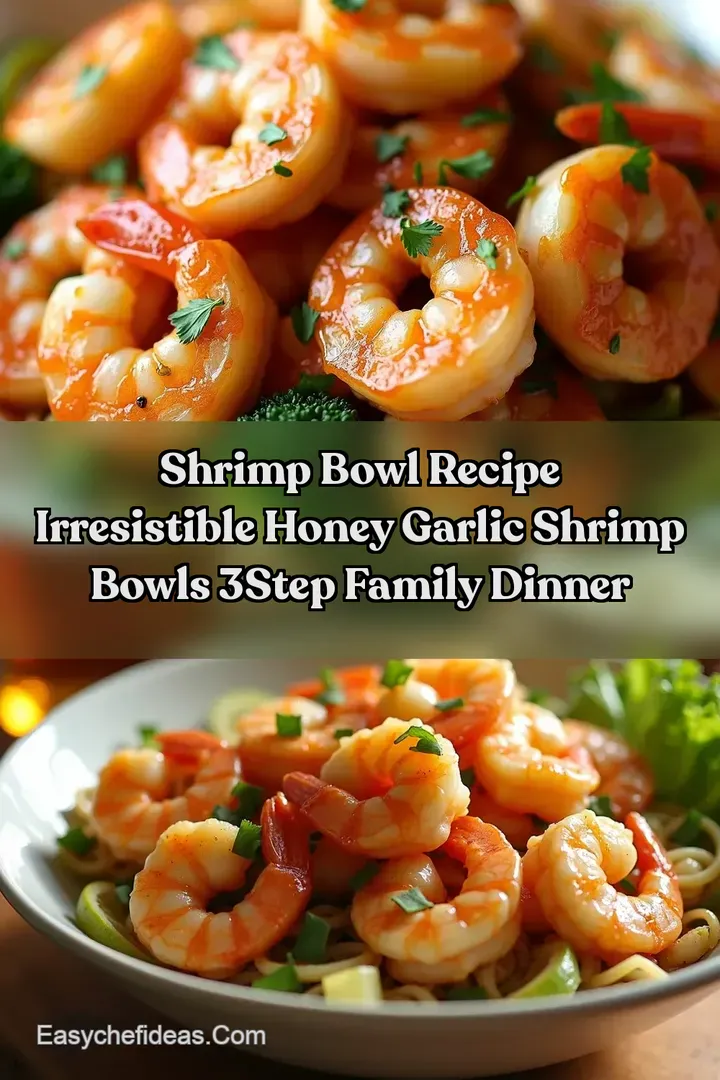 Shrimp Bowl Recipe Irresistible Honey Garlic Shrimp Bowls 3Step Family Dinner