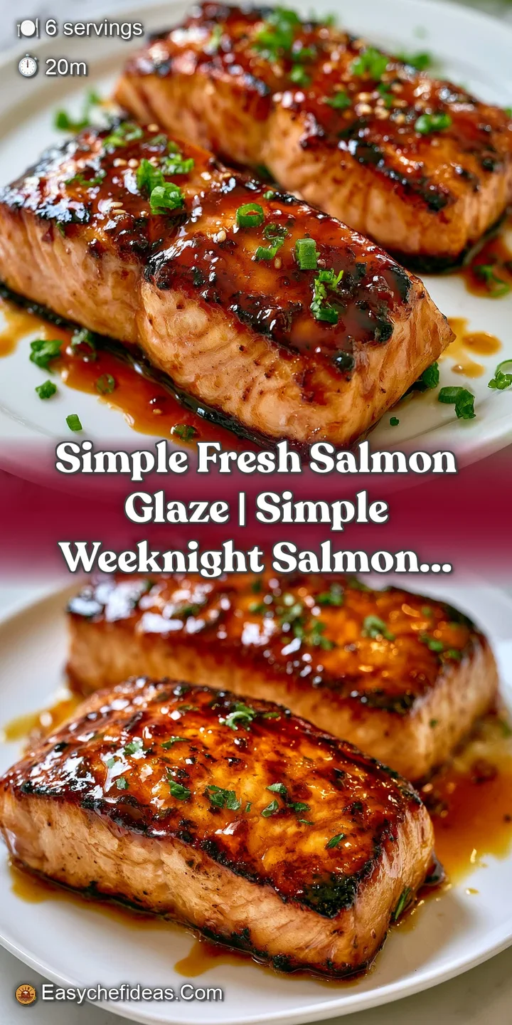 Extreme close-up of flaky pink salmon topped with a thick, glistening honey glaze and a sprinkle of sesame seeds.