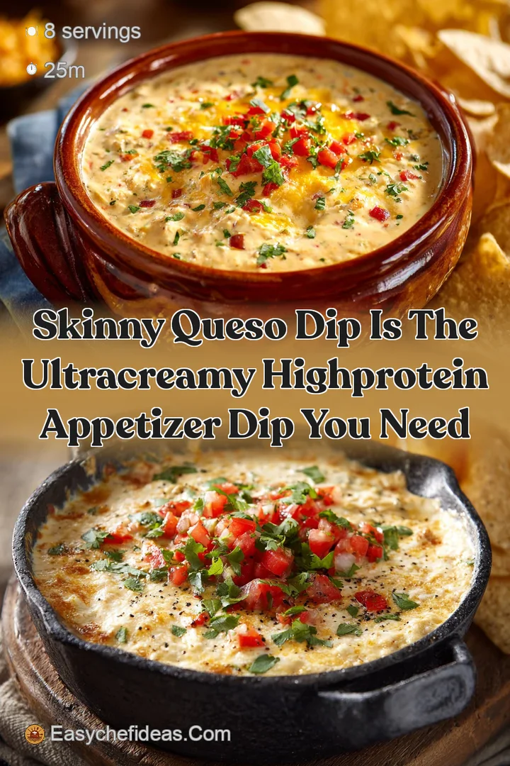 Skinny Queso Dip is the ultracreamy highprotein appetizer dip you need