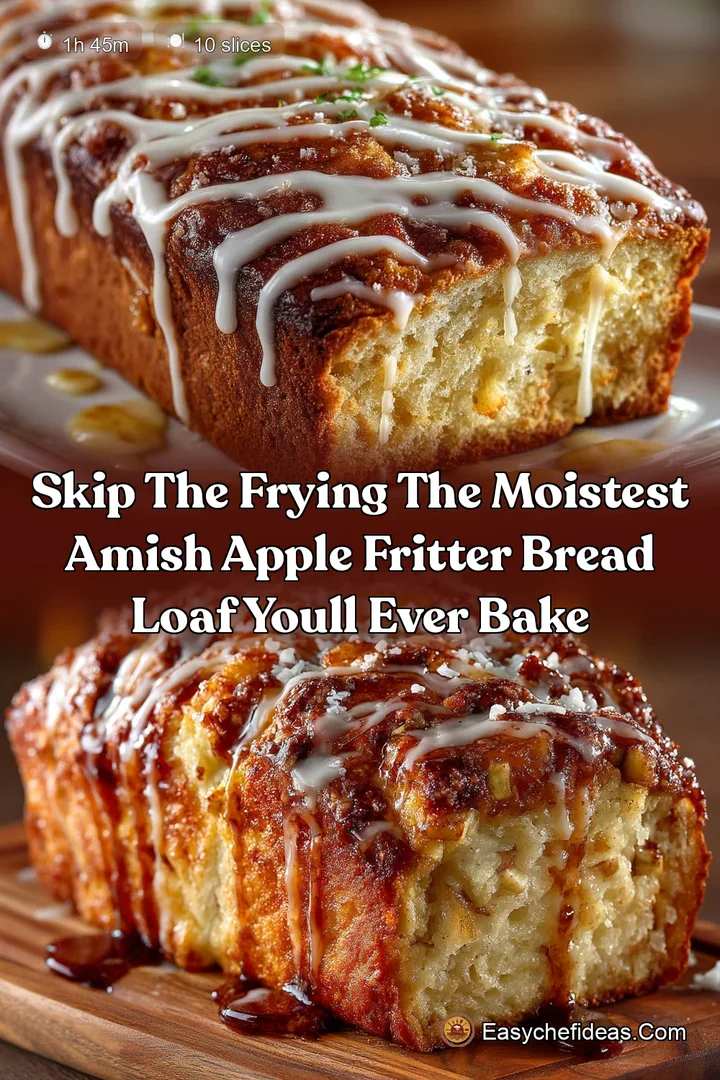 Skip the Frying The Moistest Amish Apple Fritter Bread Loaf Youll Ever Bake