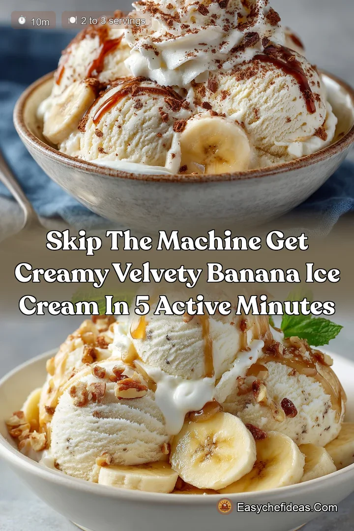 Skip the Machine Get Creamy Velvety Banana Ice Cream in 5 Active Minutes