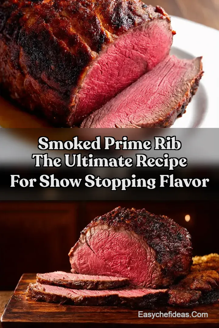Smoked Prime Rib The Ultimate Recipe for Show Stopping Flavor