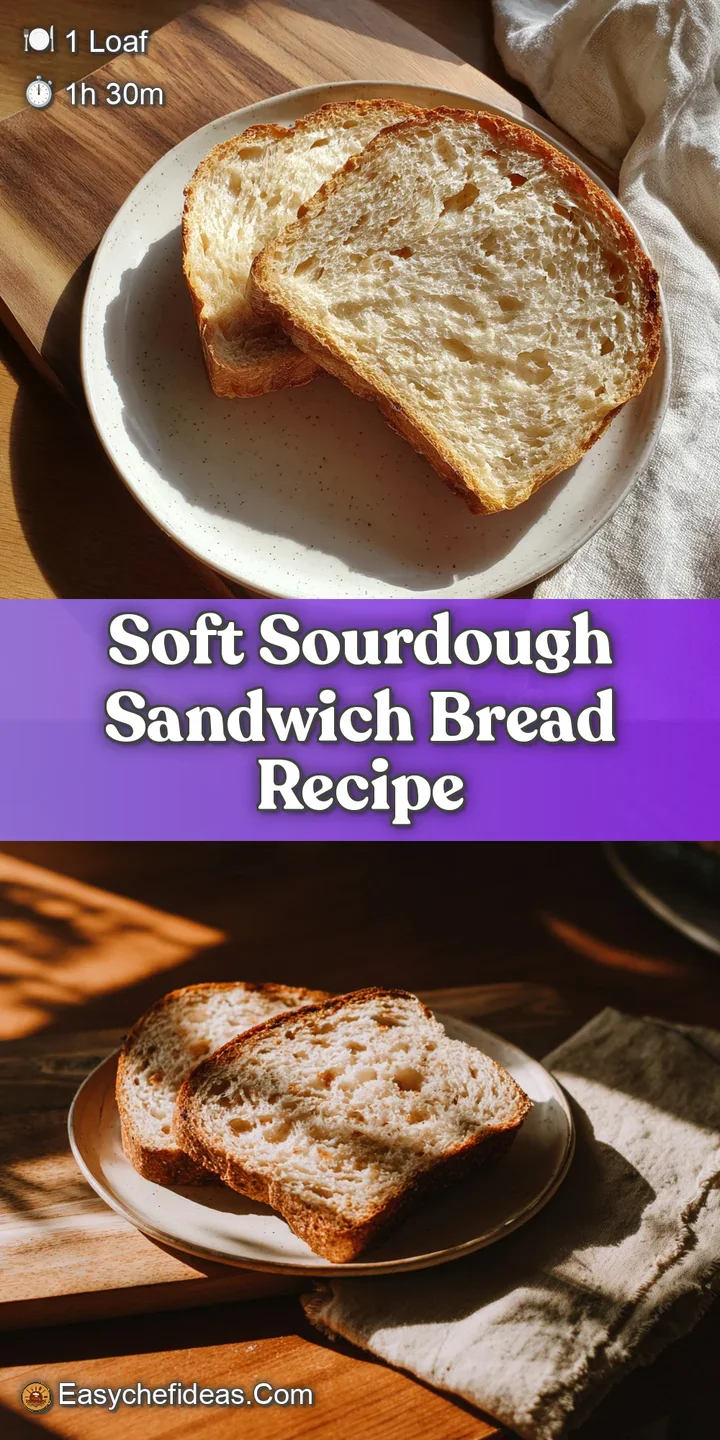 Close-up of sourdough bread, golden-brown crust, soft interior. Captures steam, light shining through the airy texture.
