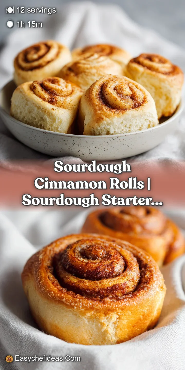 Close-up of a fluffy sourdough cinnamon roll, revealing soft swirls and sweet, melting frosting.