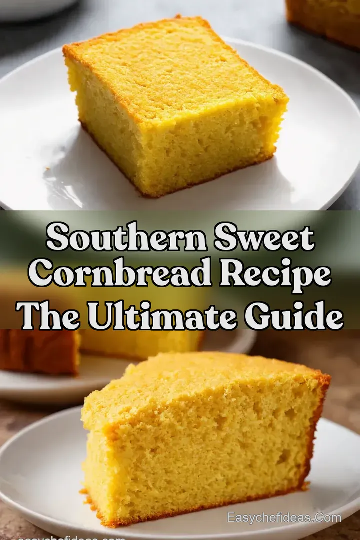 Southern Sweet Cornbread Recipe The Ultimate Guide