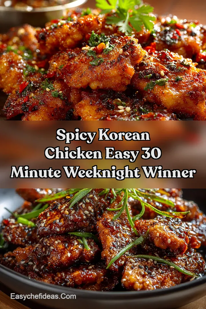Spicy Korean Chicken Easy 30 Minute Weeknight Winner