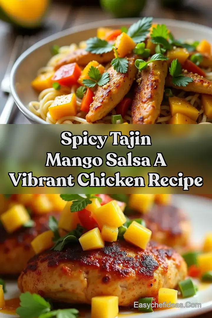Spicy Tajin Mango Salsa A Vibrant Chicken Recipe