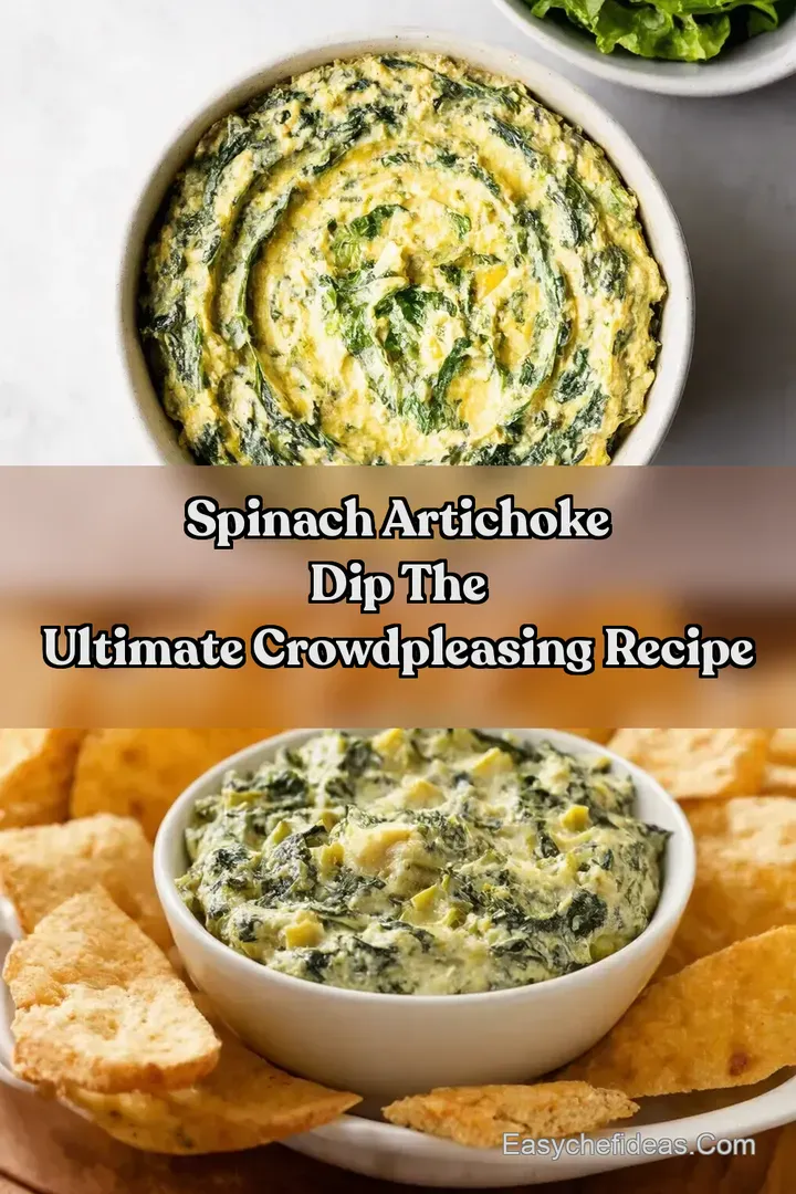 Spinach Artichoke Dip The Ultimate CrowdPleasing Recipe