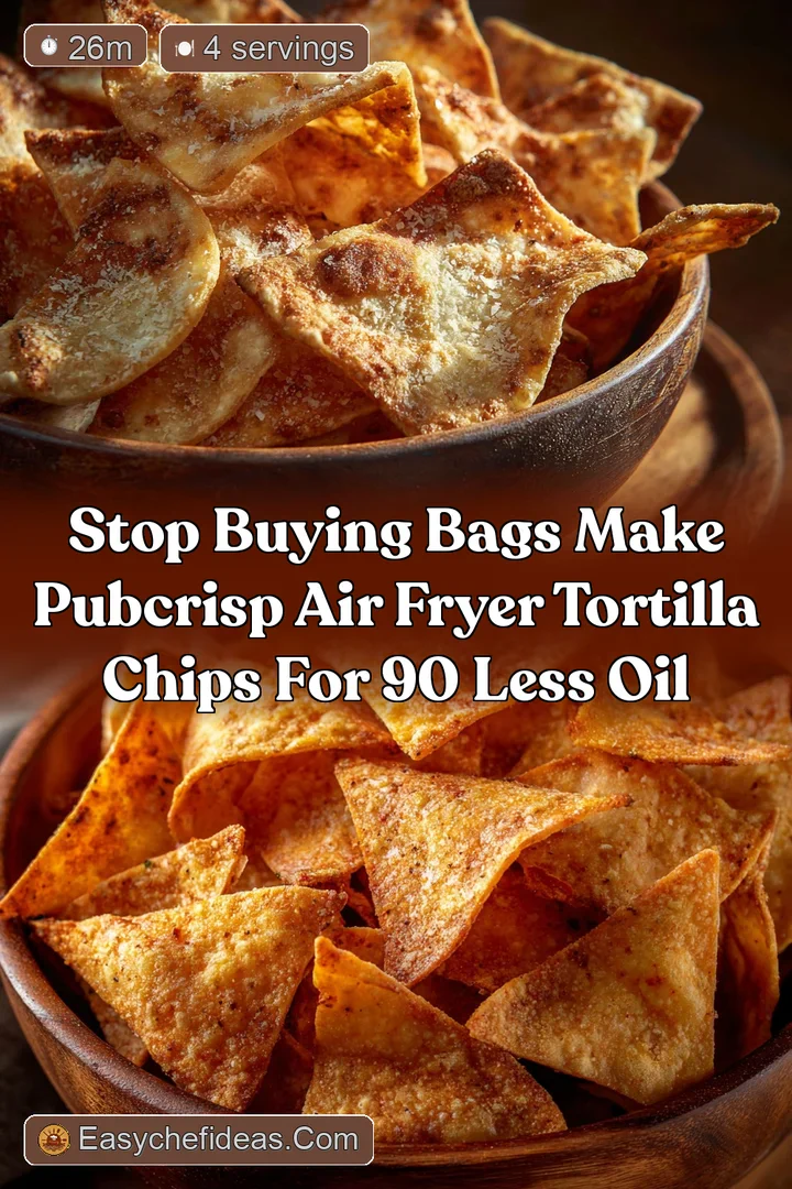Stop buying bags Make PubCrisp Air Fryer Tortilla Chips for 90 Less Oil