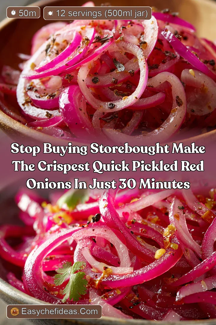 Stop buying storebought Make the crispest Quick Pickled Red Onions in just 30 minutes