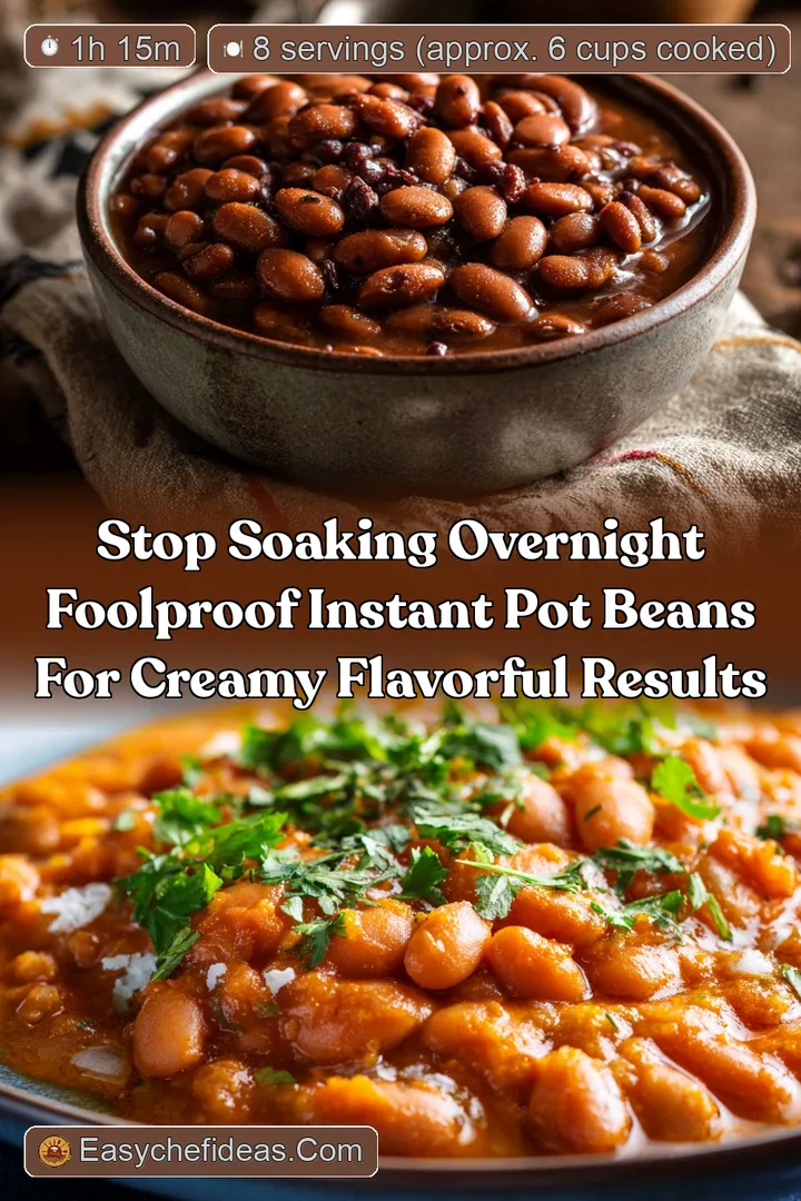 Stop Soaking Overnight Foolproof Instant Pot Beans for Creamy Flavorful Results