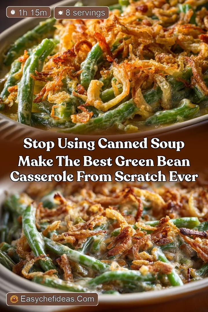 Stop Using Canned Soup Make the Best Green Bean Casserole From Scratch Ever