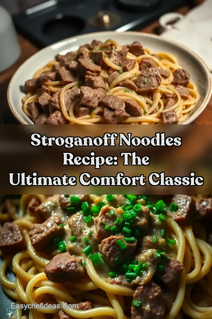 Stroganoff Noodles Recipe: The Ultimate Comfort Classic
