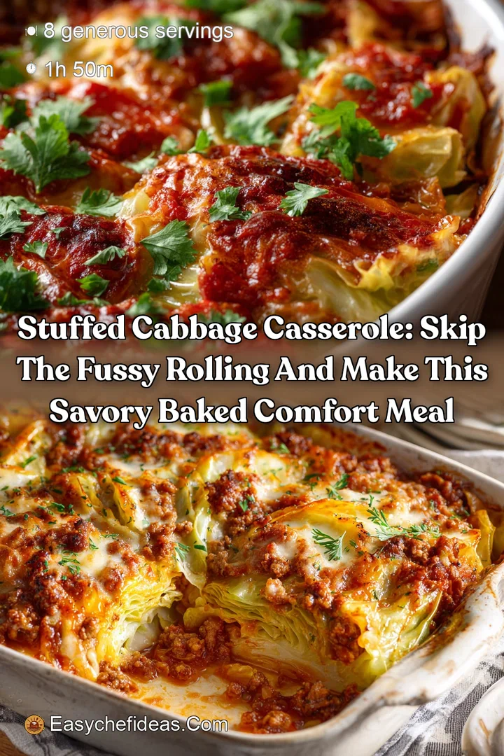 Stuffed Cabbage Casserole: Skip the Fussy Rolling and Make This Savory Baked Comfort Meal