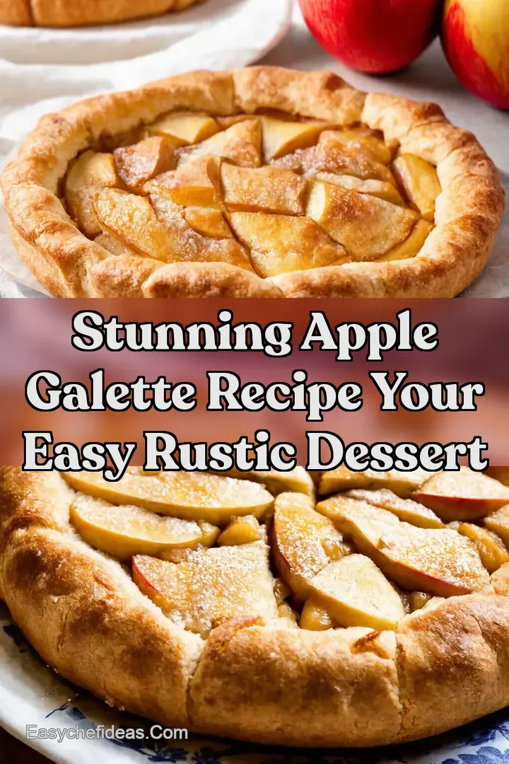Stunning apple galette recipe Your Easy Rustic Dessert