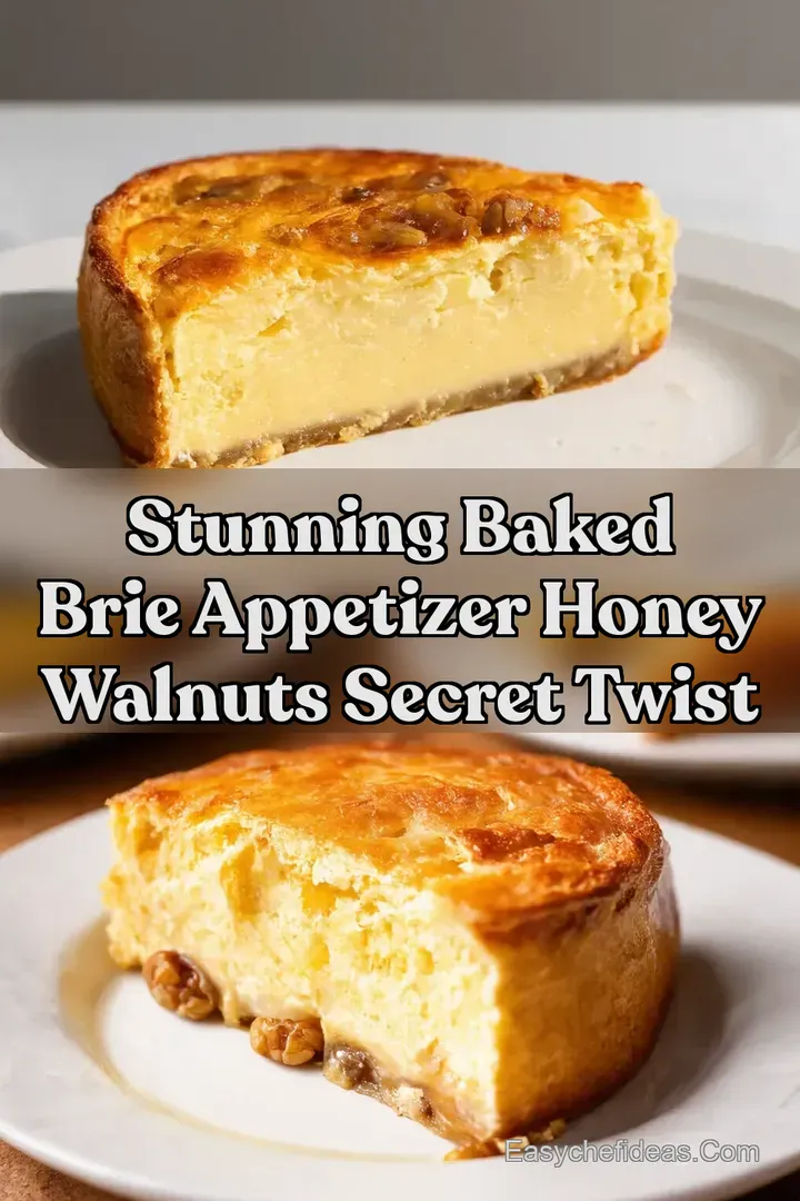 Stunning Baked Brie Appetizer Honey Walnuts Secret Twist
