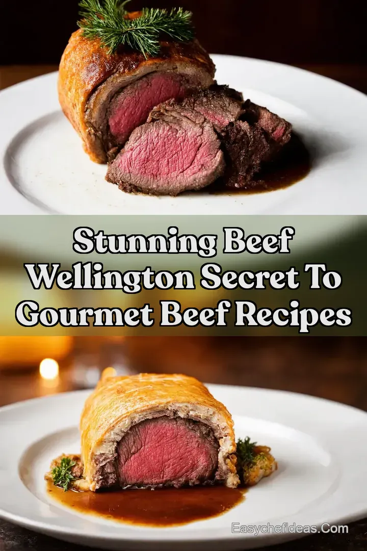 Stunning Beef Wellington Secret to Gourmet Beef Recipes